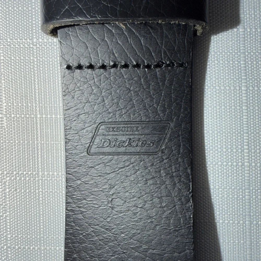 Dickies Dark Brown Leather Men's Belt 54 Inches NEW Workwear